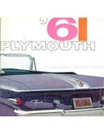1961 PLYMOUTH PROGRAMMA BROCHURE NEDERLANDS, Ophalen of Verzenden