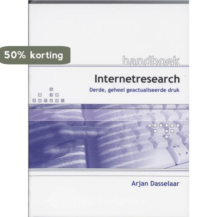 Handboek Internetresearch, 3e druk 9789059402225, Livres, Informatique & Ordinateur, Envoi