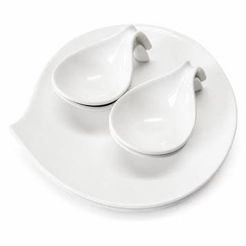 Villeroy & Boch - Service de table (8) - FLUX - Porcelaine -