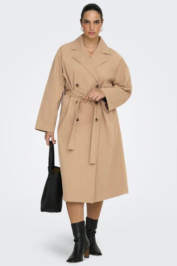 ONLY eco jas trenchcoatM=46/48Maat 46/48 (XL) of groter, Verzenden, Nieuw, Maat 46/48 (XL) of groter, Overige kleuren