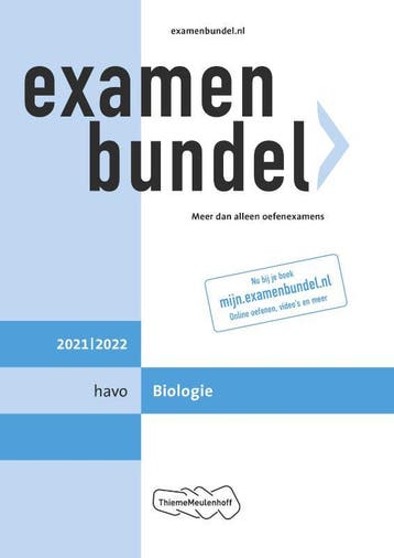 Examenbundel / havo Biologie 2021/2022 9789006491302, Livres, Verzenden