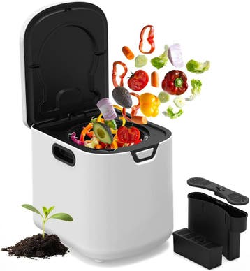 Compostmachine - Elektrische Keukencomposter - 4L - Wit - SO, Verzenden
