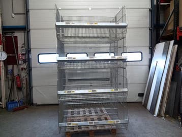 Stapelmand, Draadmanden B130 x D74 x H60 cm, Zakelijke goederen