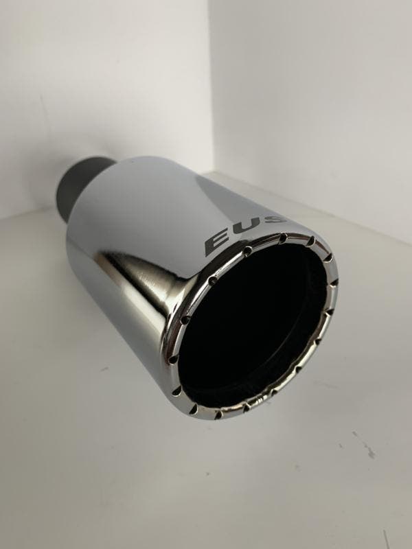 Uitlaat sierstuk 76mm rond 30-45mm aansluiting, Autos : Pièces & Accessoires, Systèmes d'échappement, Enlèvement ou Envoi