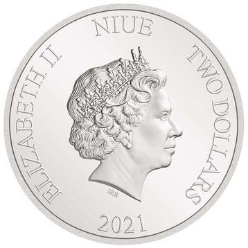 Niue. 2 Dollars 2021 1 oz $2 NZD Niue Silver DC Comics