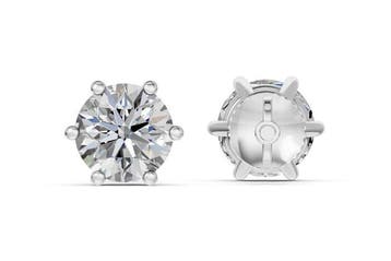 Boucles doreilles - 14 carats Or blanc - 4.05ct. tw., Bijoux, Sacs & Beauté, Boucles d'oreilles