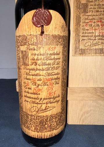 1955 Toro Albalá, Don PX Convento Seleccion -, Verzamelen, Nieuw
