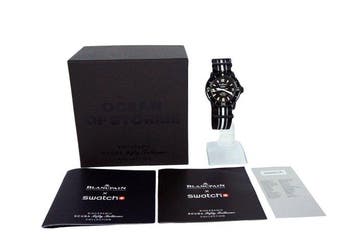 Swatch - Blancpain x Swatch Ocean of Storms SO35B400 -, Bijoux, Sacs & Beauté