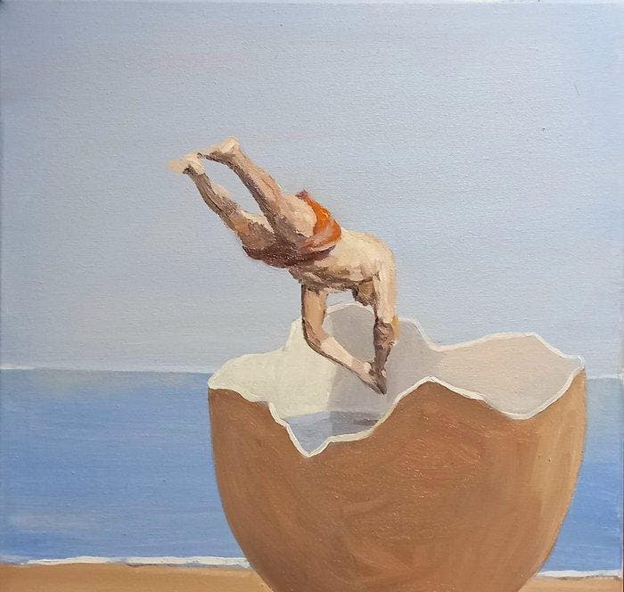 GONZHO - El retorno, Antiquités & Art, Art | Peinture | Moderne