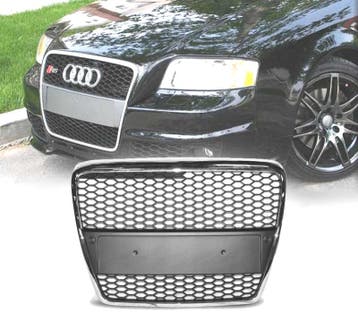 CALANDRE AUDI A6 4F 04-08 LOOK RS6 CHROMÉ, Verzenden