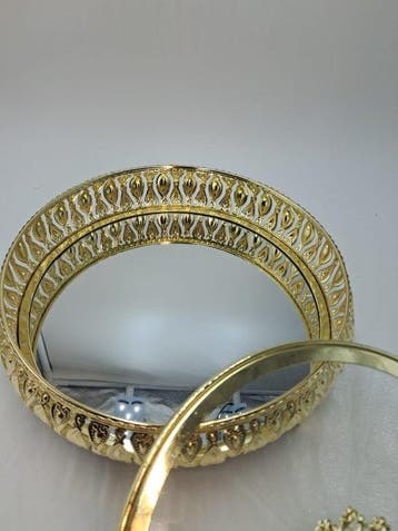 Tafelmiddenstuk - Glas, Metaal - Portacioccolattini