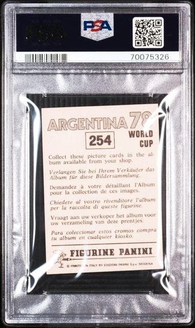 Panini 1978 Panini World Cup Argentina 78 #254 Zico - PSA 8, Collections, Autocollants