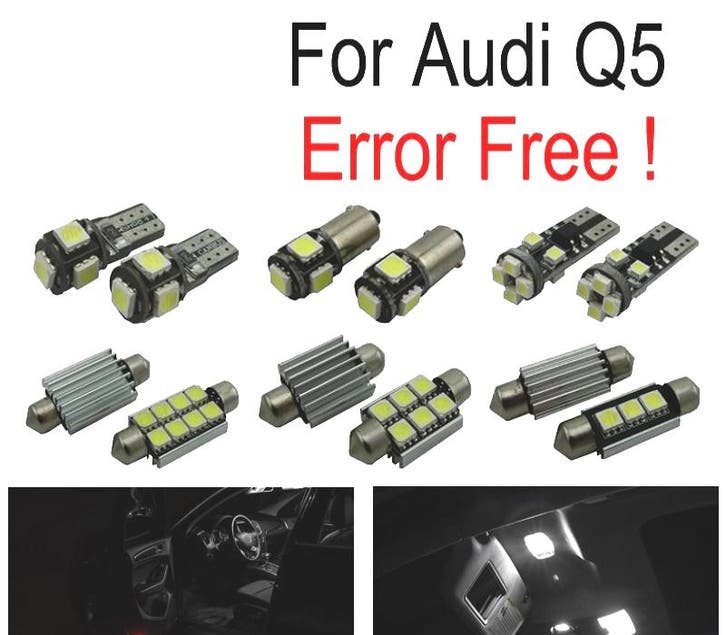 KIT 16 AMPOULES LED INTÉRIEUR POUR AUDI Q5 09-16, Autos : Pièces & Accessoires, Éclairage, Envoi