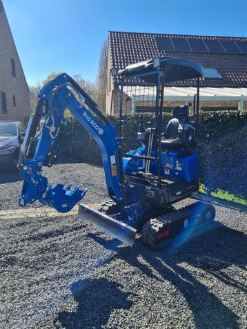 Rippa R15 - 1,5 ton minigraver - Kubota - NIEUW 2j garantie, Ophalen of Verzenden, Graafmachine