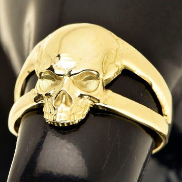 Ring met amulet - 18 karaat Geel goud