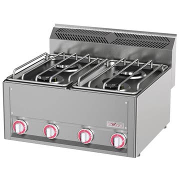 Fornuis | COOKING LINE 600 | Gas | 4 Branders (2x 3kW + 2x, Verzenden, Nieuw in verpakking
