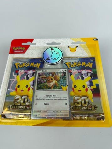 1 Blisterverpakking Limited edition - Pokémon TCG 30th, Nieuw