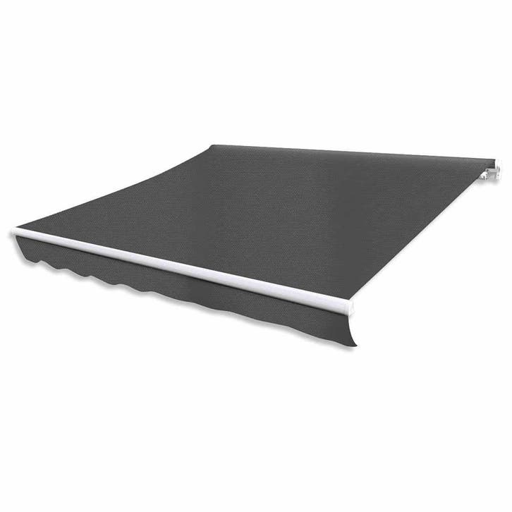 vidaXL Luifel gemotoriseerd uitschuifbaar 400 cm antraciet, Tuin en Terras, Zonneschermen, Nieuw, Verzenden