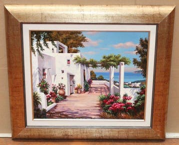 Francesc Torneró Gómez (1936) - Paisaje mediterráneo, Antiquités & Art