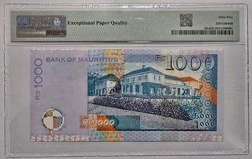 Mauritius. - 1000 Rupees 2007 - Pick 59c (Zonder