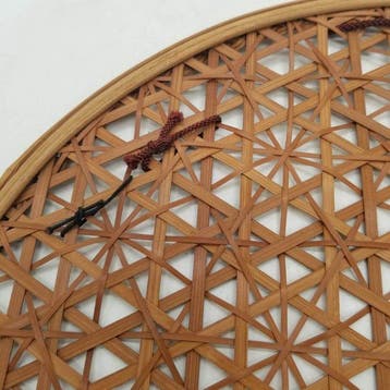 Handwoven Bamboo - Mand - Rokume-ami hexagonale weefpatroon