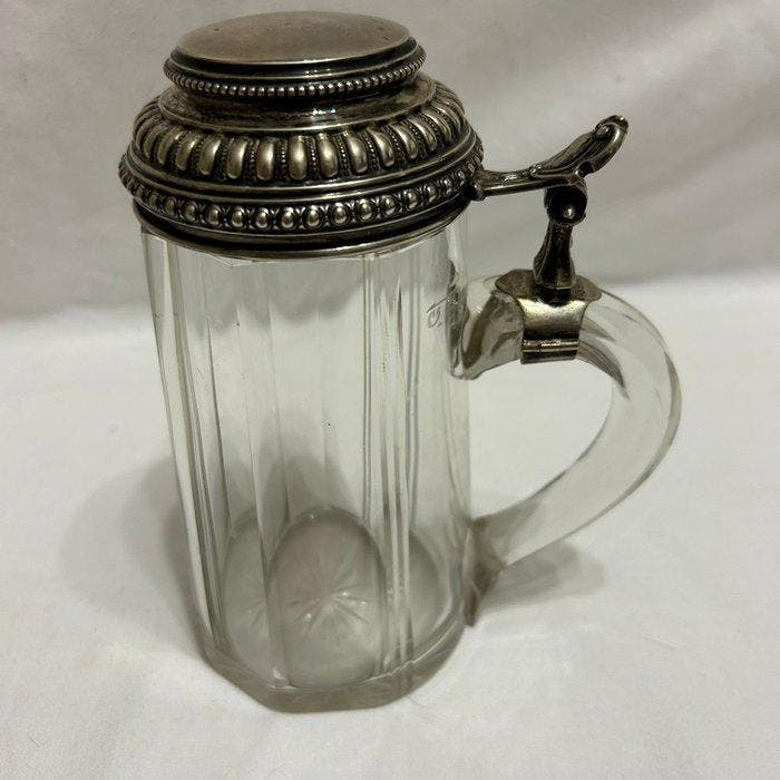 Wilhelm Binder - Chope de bière - Verre, Antiek en Kunst, Antiek | Glaswerk en Kristal