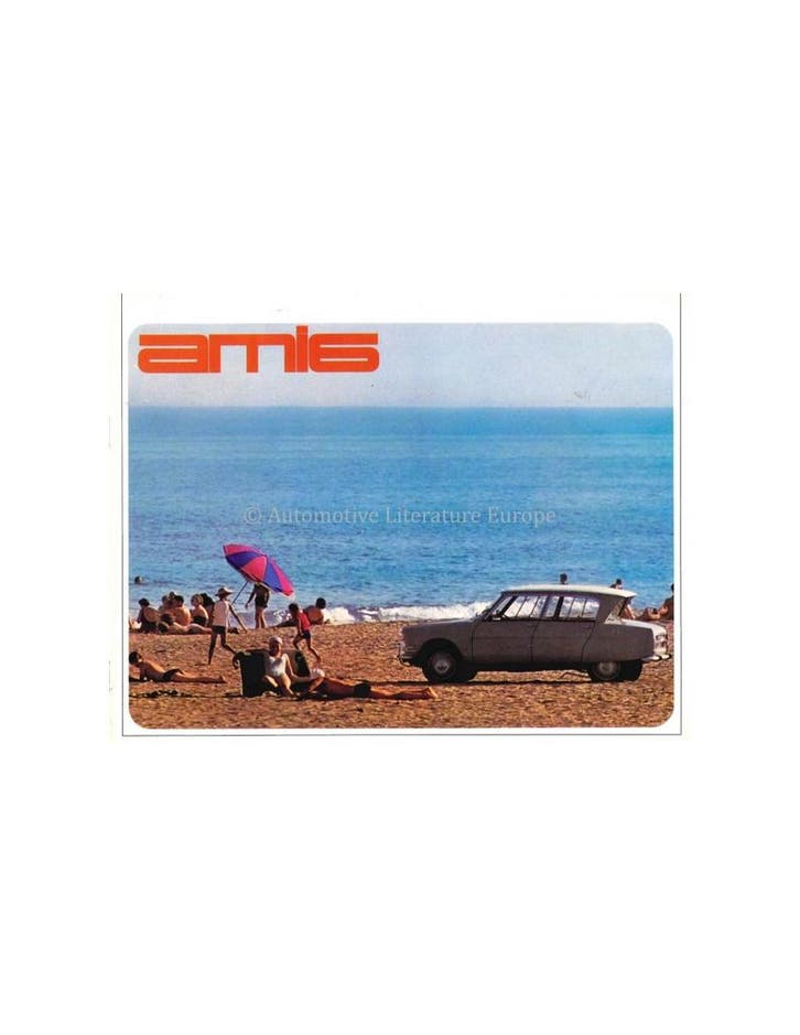 1965 CITROËN AMI 6 BROCHURE NEDERLANDS, Livres, Autos | Brochures & Magazines, Enlèvement ou Envoi