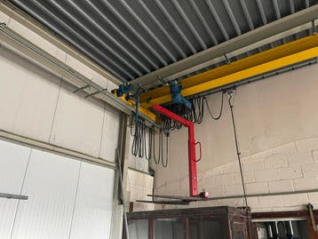 Demag enkelligger bovenloopkraan ± 23.300mm x 1t 001668U, Doe-het-zelf en Bouw, Gereedschap | Overige machines, Ophalen, Gebruikt