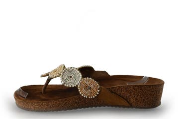 Lazamani Slippers in maat 40 Beige, Slippers, Verzenden, Beige, Lazamani