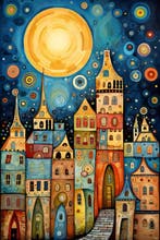Felix van Horst - Dreamy Domes (XXL), Antiquités & Art