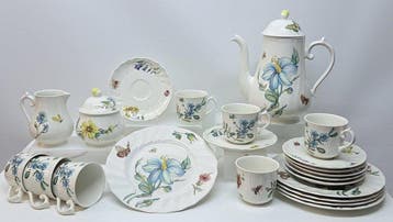 Villeroy & Boch - Service à thé et café (22) - Bouquet -, Antiquités & Art