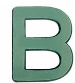 Letter b 30 x 20 cm premier met plastic bodem, Nieuw