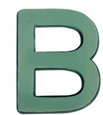 Letter b 30 x 20 cm premier met plastic bodem, Nieuw