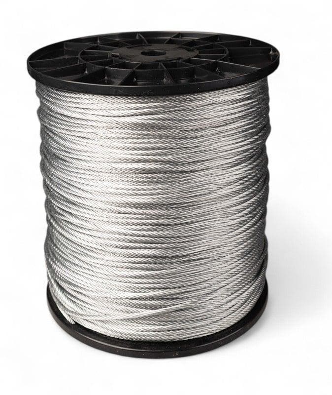 Staalkabel 5 mm 400 meter op katrol, Tuin en Terras, Overige Tuin en Terras, Verzenden