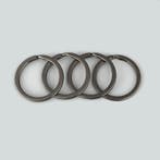 Set van 30 mooie sleutelringen (22-28 mm, kleur 3: gun meta, Verzenden, Nieuw