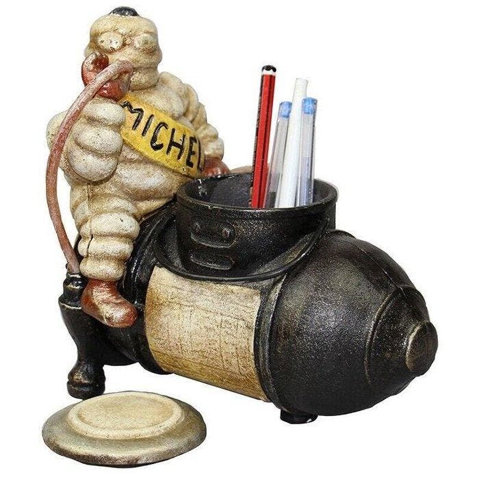 Bibendum - Michelin Man - Gietijzer, Antiek en Kunst, Antiek | Wandborden en Tegels