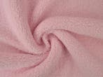 10 meter teddy bont - baby roze - Pluche stoffen, Verzenden, 120 cm of meer, Roze, Polyester
