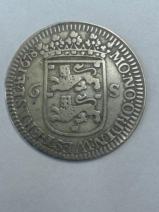 Nederland, Enkhuizen Scheepjesschelling 1678, Postzegels en Munten, Munten | Nederland