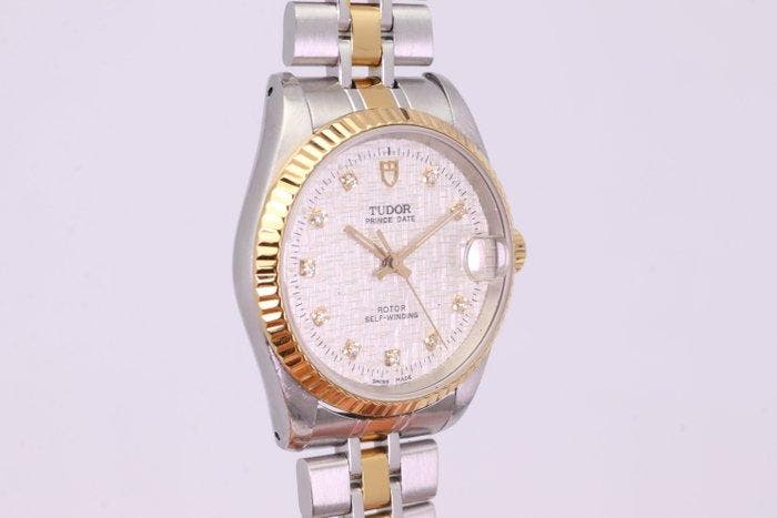 Tudor - Prince Date - Zonder minimumprijs - 72033 | Silver, Bijoux, Sacs & Beauté, Montres | Anciennes | Antiquités