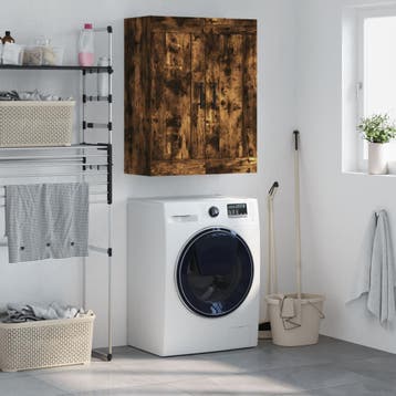 Wandkast Eiken 90cm | -51% Retour Deal | Snel zijn!, Verzenden, Zo goed als nieuw, Minder dan 150 cm, Minder dan 100 cm