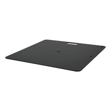 WENTEX® Pipe en Drape Baseplate 35 x 30 cm (lxb) - zwart, Verzenden, Nieuw