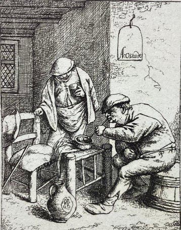 Adriaen van Ostade, inc. David Deuchar (1743-1808) - Tre, Antiek en Kunst
