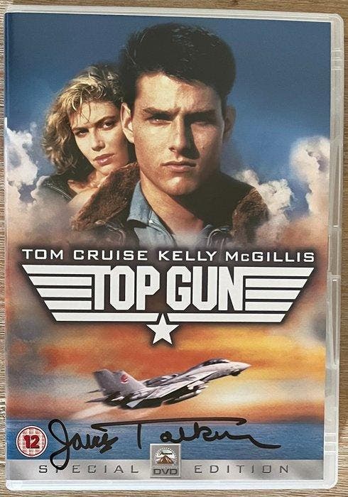 Top Gun - DVD - signed by James Tolkan (RIP) as Commander, Verzamelen, Film en Tv