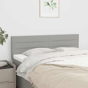 Hoofdborden grijs 2st | Retour Deal | -34% Korting, Maison & Meubles, Verzenden