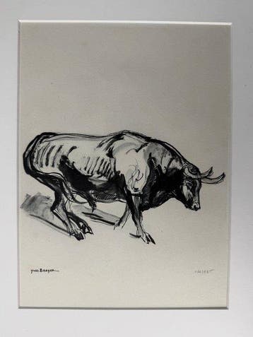Yves Brayer (1907-1990) - Le taureau