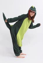Onesie Groene Draak Pak S-M Drakenpak Dino Kostuum Groen Pak, Ophalen of Verzenden, Nieuw