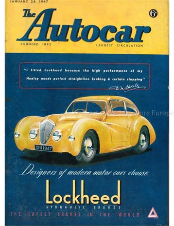 1947 THE AUTOCAR MAGAZINE 2673 ENGELS