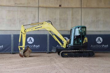 Veiling: Rupsgraafmachine Yanmar VIO75-B Diesel 52kW 2012, Ophalen