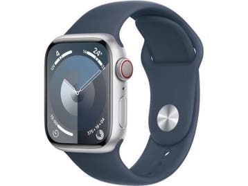 Apple Watch Series 9 - Smartwatch 41mm - GPS/GNSS - Zilver, Verzenden, Zo goed als nieuw, Apple
