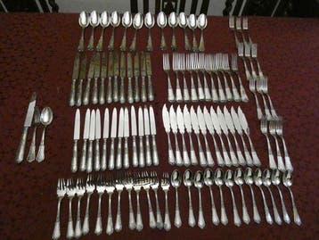 Wiskemann - Ménagère pour 12 personnes (98) - Plaqué(e), Antiquités & Art